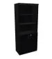 Regał biurowy EASY SPACE CABINET HO 5-OH 80cm czarny zamykany I sklep meblowy MIRAT.