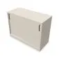 Szafka biurowa przesuwna EASY SPACE CABINET S 1.5-OH 100cm kaszmirowa zamykana I sklep meblowy MIRAT.