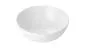 Umywalka ceramiczna nablatowa SHELL 39 cm biała okrągła | MIRAT