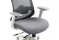 Certyfikowany fotel ergonomiczny Ergon szary z podłokietnikami 4D | MIRAT