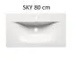 Szafka pod umywalkę BALI 2D 80 cm kaszmirowy mat w stylu skandynawskim I sklep meblowy MIRAT. styl SKANDYNAWSKI kolekcja BALI