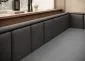 Elegancka sofa rozkładana z funkcją spania FULGEO czarna/szara prawa I sklep meblowy MIRAT.