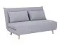 Sofa rozkładana z funkcją spania SPIKE II szara w stylu skandynawskim | MIRAT. styl SKANDYNAWSKI