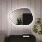 Lustro łazienkowe PALETTA LED 70x50 cm kolor ramki do wyboru I sklep meblowy MIRAT.