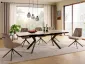 Stół ceramiczny Norton 160(240)x90 cm travertine beż | MIRAT styl LOFT