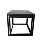 Stolik kawowy 2w1 CUBE marmur czarny kwadratowy I sklep meblowy MIRAT. styl LOFT