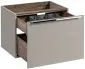 Szafka pod umywalkę nablatową SANTA FE TAUPE 80 szara krzemowa COMAD | MIRAT. styl LOFT kolekcja SANTA FE TAUPE