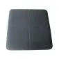 Taboret MAESTRO LOW BL VELVET ciemno szary na metalowych nogach | MIRAT. w stylu kolekcja