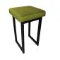 Taboret MAESTRO BL VELVET oliwkowy na metalowych nogach | MIRAT. w stylu  kolekcja
