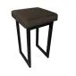 Taboret MAESTRO LOW MG VELVET brązowy na metalowych nogach | MIRAT. w stylu kolekcja