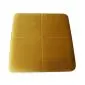 Taboret MAESTRO LOW MG VELVET musztardowy/curry na metalowych nogach | MIRAT. w stylu  kolekcja