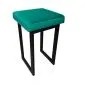 Taboret MAESTRO LOW MG VELVET morski na metalowych nogach | MIRAT. w stylu  kolekcja