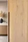 Szafa przesuwna SELLY BOX 180cm dąb bielony z szufladami, półkami i drążkami I sklep meblowy MIRAT.