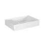 Umywalka meblowa UNIQ 50 cm Solid Surface biała mat bez otworu | MIRAT