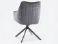 Krzesło AZALIA VELVET szare welurowe pikowane | MIRAT. styl GLAMOUR, LOFT
