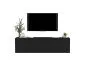 Szafka RTV TAL 2 150 czarna mat MEBLE LINDNER | MIRAT. w stylu GLAMOUR, LOFT kolekcja TAL