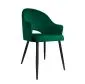 Krzesło JENISEJ VELVET zielone nowoczesne | MIRAT. styl GLAMOUR
