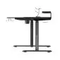 Biurko gamingowe WINGER czarne ULTRADESK | MIRAT.