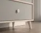 Komoda dziecięca MEVEL 04 130 szara I sklep meblowy MIRAT. styl PASTELE kolekcja MEVEL