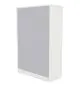 Szafka biurowa żaluzjowa EASY SPACE CABINET HRT 4-OH 100cm biała zamykana I sklep meblowy MIRAT.