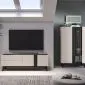 Szafka RTV FRESHION 05 1D2S 160 kaszmirowa/czarna I sklep meblowy MIRAT.  kolekcja FRESHION