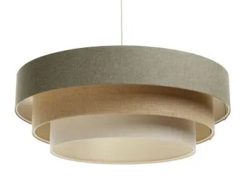 Lampa wisząca ERUTAN TRIPLE zielona/beżowa/kremowa