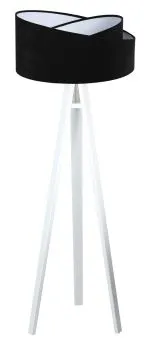 Lampa stojąca GEMSTONE czarna/biała