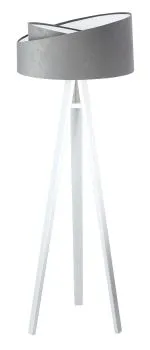 Lampa stojąca GEMSTONE szara/biała