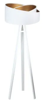 Lampa stojąca GEMSTONE biała/złota