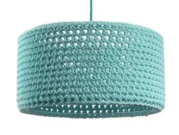 Lampa wisząca COTTON 40 turkusowa