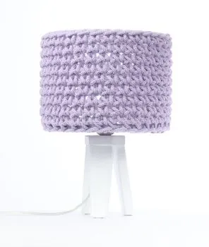 Lampa stołowa COTTON WOOD fioletowa