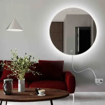 Lustro okrągłe RUBINO ELECTRIC 50 z oświetleniem LED