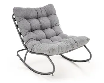 Fotel bujany GATTO szary