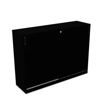 Szafka biurowa przesuwna EASY SPACE CABINET S 3-OH 160cm czarna zamykana