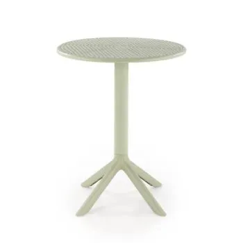 Stolik ogrodowy CALVO 60x60 miętowy z tworzywa PVC