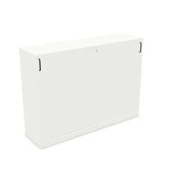 Szafka biurowa przesuwna EASY SPACE CABINET S 3-OH 160cm biała zamykana