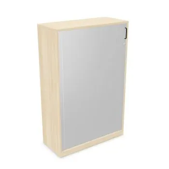 Szafka biurowa żaluzjowa EASY SPACE CABINET HRT 4-OH 100cm akacjowa zamykana