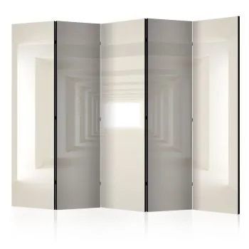 Parawan akustyczny 3D 225x172 cm 5-częściowy czarny
