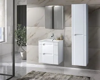 Szafka pod umywalkę FIJI WHITE 82 60cm biała