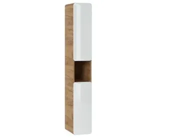 Szafka łazienkowa ARUBA 805 25 cm biała/dąb