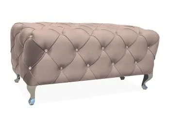 Ławka HESTIA VELVET beżowa