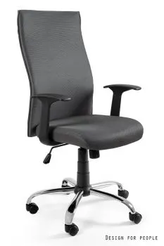 Fotel biurowy BLACK ON BLACK szary