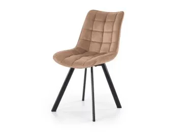 Krzesło tapicerowane K332 VELVET beżowe
