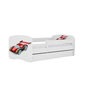 Łóżko dziecięce BABY DREAMS 160x80 auto wyścigowe