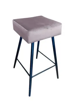 Hoker niski OLIMP VELVET jasno różowy