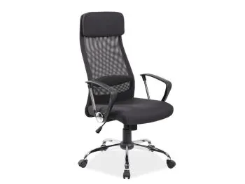 Fotel biurowy Q-345 czarny