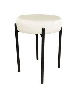 Taboret TORIN MG VELVET ecru