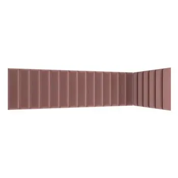 Zestaw 20 paneli tapicerowanych QUADRATTA 210x90x60 różowy