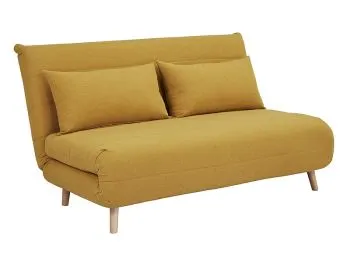 Sofa rozkładana z funkcją spania SPIKE II curry