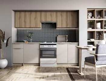 Meble kuchenne TATIANA 240 orzech/kaszmir